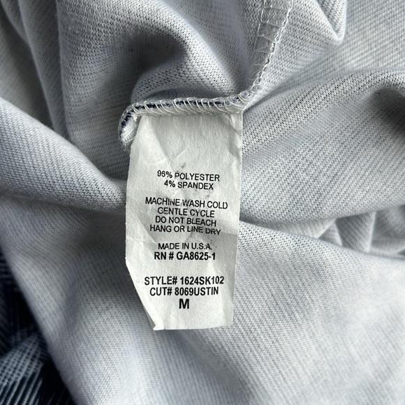 NWOT Pencil Skirt - Blue & White - Picture 5 of 6